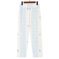 thumbnail image 6 of Bovemsi Wide Leg Pants Woman Women's Spring And Summer Casual 3D Printed Back Pocket Cotton Linen Travel Pants, 6 of 9