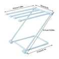 thumbnail image 2 of EGNMCR Storage Rack Folding Fabric Vertical Light Kitchen Countertop Kitchen Cloth And Support For Towels For Efficient Organization Space Saving folding rack, 2 of 5