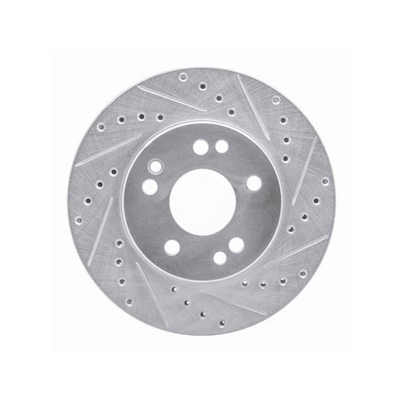 Front Right Brake Rotor - Compatible with 1986 - 1993 Mercedes-Benz 300E 1987 1988 1989 1990 1991 1992