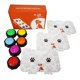thumbnail image 4 of Zumbador de Respuesta Grabable Botón de Entrenamiento para Perros y Mascotas Enseña a Tu Perro a Hablar Zumbador de Juego Juego de 6 para Comunicación ANGGREK  Otros, 4 of 8