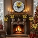 thumbnail image 4 of Adornos navideños, adornos navideños, regalos navideños, lazos navideños, decoración para árbol de Navidad, decoración para centro comercial, lazos, decoración colgante, regalo navideño, lazo de plást, 4 of 9