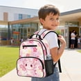 thumbnail image 3 of Uorisanigo Kids Backpack for Girls Large Capacity Elementary School Backpack Lightweight Casual Daypack with Side Pocket for Travel Pink Cherry Blossom Axolotl, 3 of 7