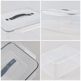 thumbnail image 3 of Leendines 4 Pack 14.5 L Plastic Airtight Food Containers, Clear Bin with Latching Lid, 3 of 4