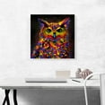 thumbnail image 3 of ARTCANVAS Owl Nocturnal Bird of Prey Barn Canvas Art Print - Size: 18" x 18" (0.75" Deep), 3 of 9