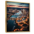 thumbnail image 2 of Designart "Scenic Spot in Austin s Beautiful Cityscape I" Cityscapes Floater Framed Wall Decor, 2 of 7