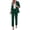 Dark Green, variant on PRETTYGARDEN Two Piece Sets for Women Dressy Pant Suits Lapel Blazer,Straight Leg Dress Pants,Professional Interview Suit Set,Business Casual Outfits,Office Work Clothes,Fall Winter