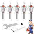 thumbnail image 5 of 5 PCS Countersink Drill Bit Set, Countersink Drill Bit Set, Countersink Bits for Wood, Adjustable Depth Drill Bit, 5 of 5