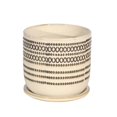 thumbnail image 1 of Sagebrook Home CERAMIC 6" PLANTER W/ SAUCER,CREAM, 1 of 1