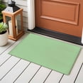 thumbnail image 5 of Green Large Area Rugs for Bedroom Living Room, Soft Non Slip Carpet Bedside Rug, Minimalist Solid Color Modern Abstract Rectangular Floor Cover Kitchen Accent Rug 2'x3' for Dining Room/Office, 5 of 9