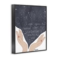 thumbnail image 3 of Stupell Industries Receive What Universe Sends Quotes and Sayings Painting Black Framed Art Print Wall Art, 16 x 20, 3 of 8