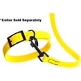 thumbnail image 4 of DogLine - Biothane Waterproof Dog Leash Strong Coated Nylon Webbing with Black Hardware Odor-Proof for Easy Care Clean High Performance for Small or Large Dogs(Neon Yellow: Width 1/2" | L: 48"(4ft)), 4 of 7