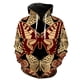 thumbnail image 1 of Sudadera con capucha y cremallera para hombre y adolescente, diseño de mariposa de dibujos animados, chaquetas de gran tamaño, unisex, divertida, con estampado 3D, estilo Harajuku, hip hop, con estamp, 1 of 6