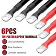 thumbnail image 4 of Cable de batería Linkstyle 2 AWG con cable de cobre de 15 cm, 6 unidades, 4 of 8