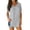 Grey, variant on SXCXLSA Women's Loose Fit V Neck TShirt, Short Sleeve Summer Top