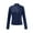 Navy, variant on Women Ladies Lapel Motor Jacket Coat Zip Biker Short Punk Cropped Tops