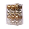 thumbnail image 1 of Adornos navideños de bolas Laklulu, adornos navideños decorativos colgantes, juego de bolas para árbol de Navidad, 1 of 5