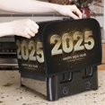 thumbnail image 7 of Sikiie Happy New Year 2025 E Toaster Covers 2 Slice Dustproof Toaster Cover Bread Machine Cover, Dustproof Cover - 11.4" x 7.5" x 7.9", 7 of 7