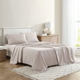 thumbnail image 5 of 1888 Mills Easy Eco Sheet Set Queen - Tan, 5 of 9