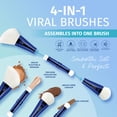thumbnail image 2 of Salon Perfect 4-in-1 Viral Contour & Highlight Brush, For Sculpting & Defining, Dual-Ended & Multipurpose, 4 Brushes, 2 of 7