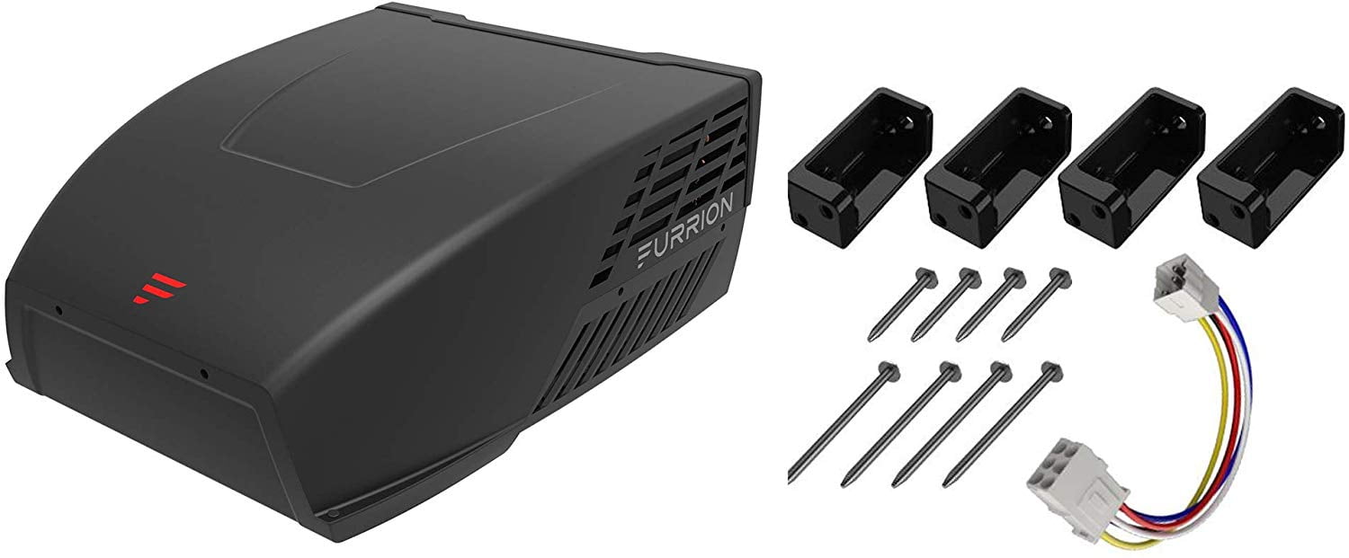 Furrion Chill Replacement Rv Air Conditioner Includes A Chill 14 500 Btu Rooftop Air Conditioner Black And A Conversion Kit For Coleman Dometic Advent Air Distribution Box Eaccnv1 Walmart Com Walmart Com