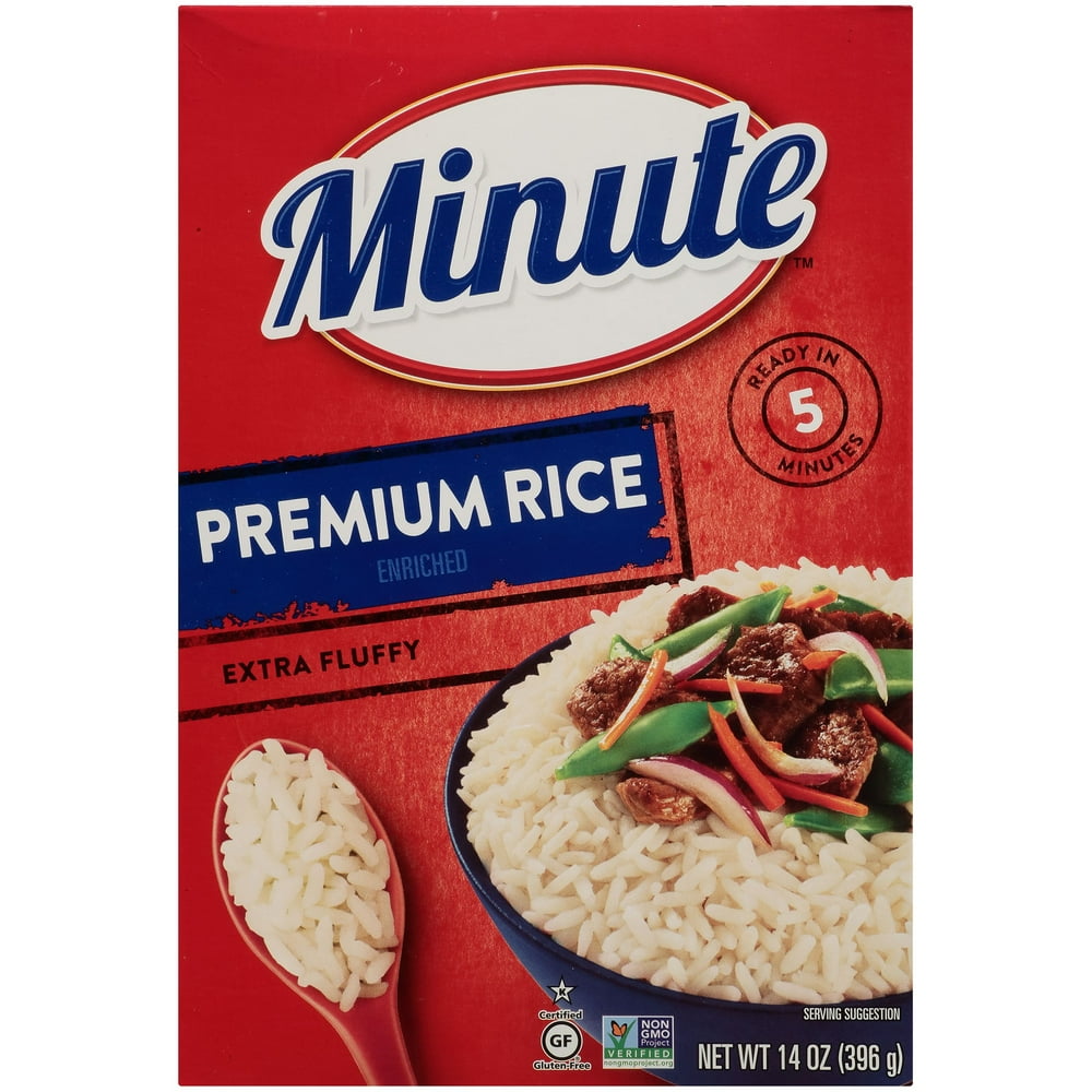 Minute Instant Premium Rice Long Grain, 14 ounce box