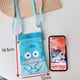 thumbnail image 3 of Ruunjoy, recién llegado, bolso para teléfono kawaii sanrio de pu, bonita melodía kuromi, impermeable, moda para chicas, regalos, bolsas cruzadas de almacenamiento portátiles, 3 of 4