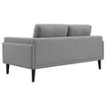 thumbnail image 6 of Pemberly Row Upholstered Fabric Loveseat in Track Arms in Gray, 6 of 11