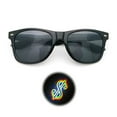 thumbnail image 1 of 2024 3D Prism Effect Diffraction Glasses Sunglasses Rectangle Rainbow Kaleidoscope Festival Style Rave Eyewear Clear/Gray Lens A1, 1 of 3