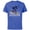 Royal Heather, variant on Disney Mickey Mouse Spooky Wiggly Silly Retro Distressed - Short Sleeve Cotton T-Shirt for Adults - Customized-Athletic Heather