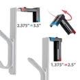 thumbnail image 2 of Ganchos de Doble Capa Officemate Ajustables Blanco Paquete de 2, 2 of 6