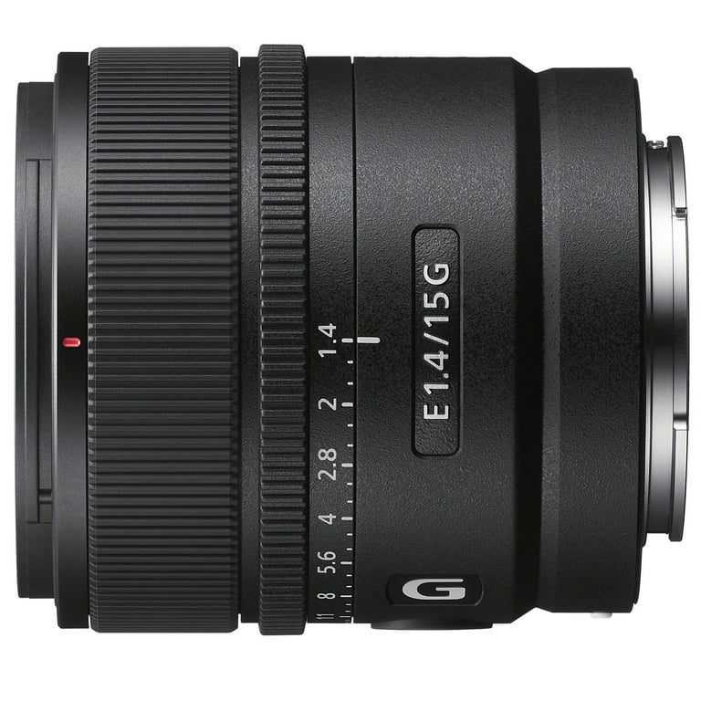 Sony E 15mm G Lens, Wide-Angle Prime, F1.4 Large-Aperture, APS-C