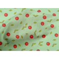 thumbnail image 4 of oneOone Cotton Cambric Fabric Leaves & Apple Fruited Craft Fabric BTY 56 Inch Wide, 4 of 4