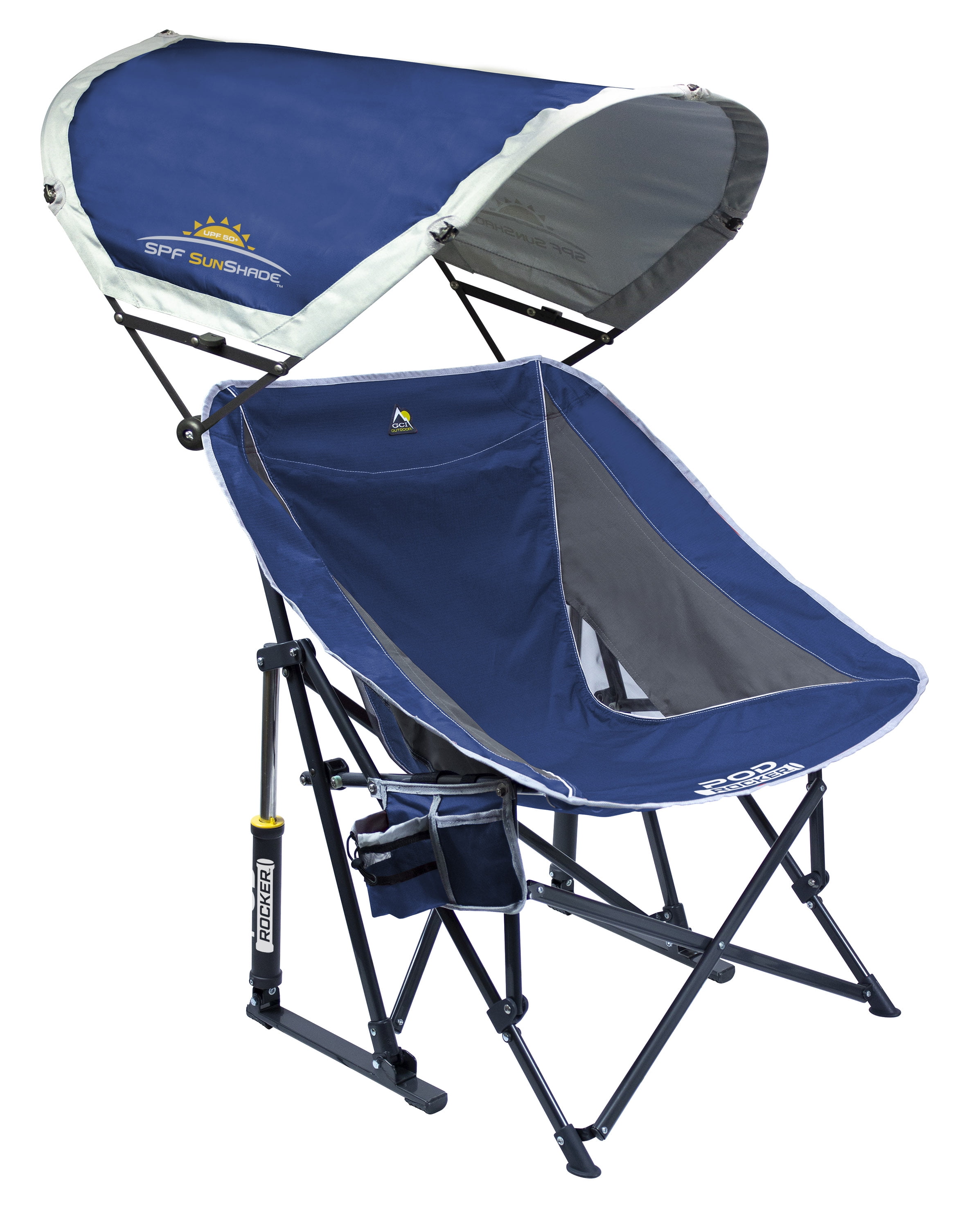 Cinnamon GCI Outdoor Freestyle Rocker Portable Folding Rocking Chair 