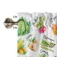 thumbnail image 6 of Watercolor Vegetable Texture Curtain Home Decoration Living Room Short Curtains Window Treatments For Kitchen Bedroom, 6 of 6
