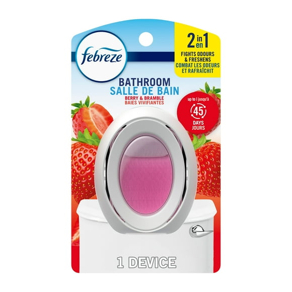 Febreze Bathroom Air Freshener, Odor-Fighting, Berry & Bramble Scent