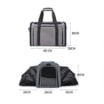 thumbnail image 2 of Bolsa de transporte para mascotas con alfombrilla para mascotas, bolsa de transporte para perros, bolsa de transporte para gatos, mochila plegable para mascotas, mochila grande para gatos, mochila, 2 of 5
