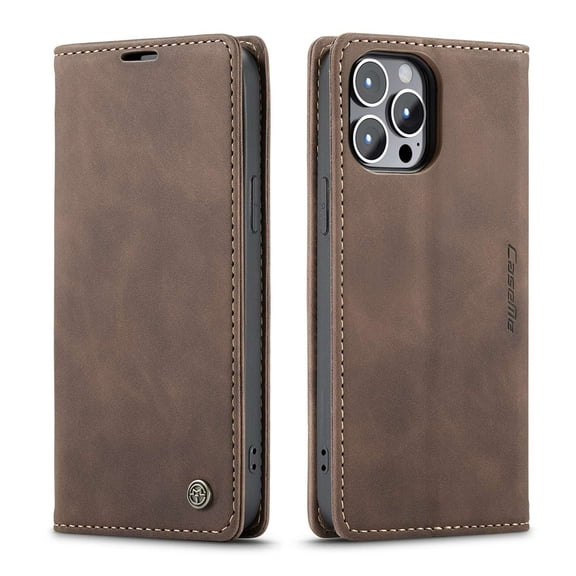 Casus Ultra Thin Slim Leather Cover Wallet Case for Samsung Galaxy S21  Plus - Brown
