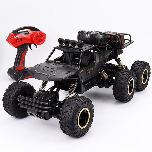 Coche de aleación con Control remoto, vehículo todoterreno de alta velocidad con absorción de impacto independiente, 1:12, 2,4g, Radio 6wd