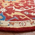 thumbnail image 3 of SAFAVIEH Antiquity Craig Oriental Area Rug, Red/Yellow, 6' x 6' Round, 3 of 7