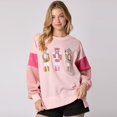 thumbnail image 3 of Sudadera con capucha de soldado navideño con purpurina, camiseta vintage Harajuku, ropa de calle de manga larga, ropa de mujer, top navideño 2024, otoño e invierno, 3 of 5