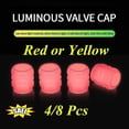 thumbnail image 1 of Fluorescent Universal Luminous Valve Cap Car Motorcycle Decors Tires Accessory, 1 of 5