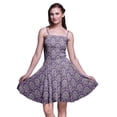 thumbnail image 1 of Bimba Robe Soleil Mini pour Femmes à Bretelles Spaghetti, Haut à Taille Smockée Imprimé Floral - Petit, 1 of 5