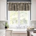 thumbnail image 3 of Coffee Kitchen Curtain Valance, Farmhouse Country Coffee Vintage Valance for Kitchen Windows Bathroom Living Room Bedroom W54xL18in 1 Panels, 3 of 6