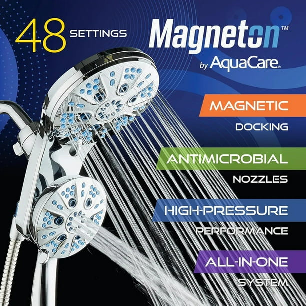 Magneton by AquaCare - High-pressure 48-setting 3-way Luxury 2-in