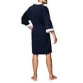 thumbnail image 4 of Awdenio Mens Pajama Robes s Robe Winter Loose Fallow Couples Elegant Bathrobe Comfy Long Nightgown Nightgown, 4 of 9