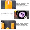 thumbnail image 3 of Kearding Lámpara de calabaza Artesanía Luz nocturna Bombilla LED Tamaño compacto Multipropósito Batería-operaiton Linterna de Halloween Kits de decoración para fiestas forma de calabaza, 3 of 6