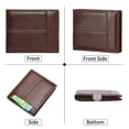 thumbnail image 5 of FALAN MULE Mens Wallet Genuine Leather RFID Blocking Large Capacity Trifold Wallet for Men with 13 Card Holders, 5 of 7