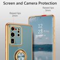 thumbnail image 6 of for Samsung Galaxy S20 Ultra Case with Ring Holder Kickstand 360 Degree Rotation  Car Finger Soft Slim Cover Shockproof Full Body Phone Case for Samsung S20 Ultra 6.9", Gray Green, 6 of 16