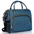 thumbnail image 1 of Bolsa de almuerzo IDEATECH grande e aislada para hombres y mujeres azul, 1 of 7