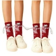 thumbnail image 4 of Red Hand Holding Magnetic Socks For Cold Months Christmas Design Long Socks With Sweat Absorbing Material For Various Activities, 4 of 6